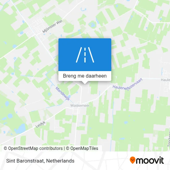 Sint Baronstraat kaart