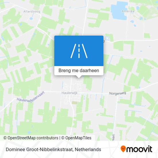 Dominee Groot-Nibbelinkstraat kaart