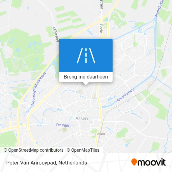 Peter Van Anrooypad kaart