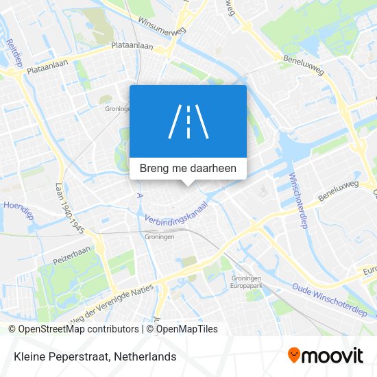 Kleine Peperstraat kaart