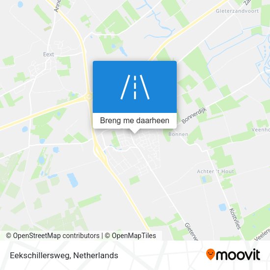 Eekschillersweg kaart