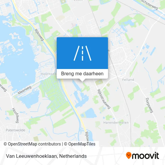 Van Leeuwenhoeklaan kaart