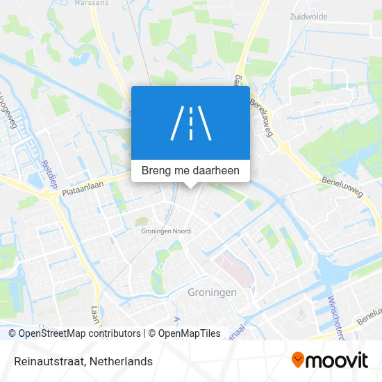 Reinautstraat kaart