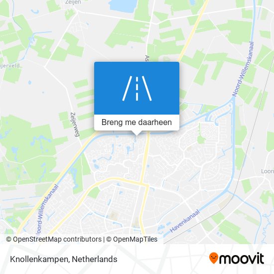 Knollenkampen kaart