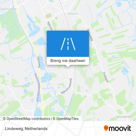 Lindeweg kaart