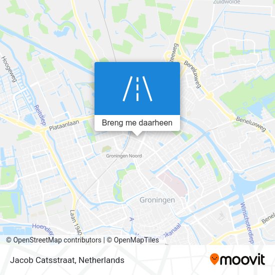 Jacob Catsstraat kaart