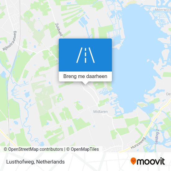 Lusthofweg kaart