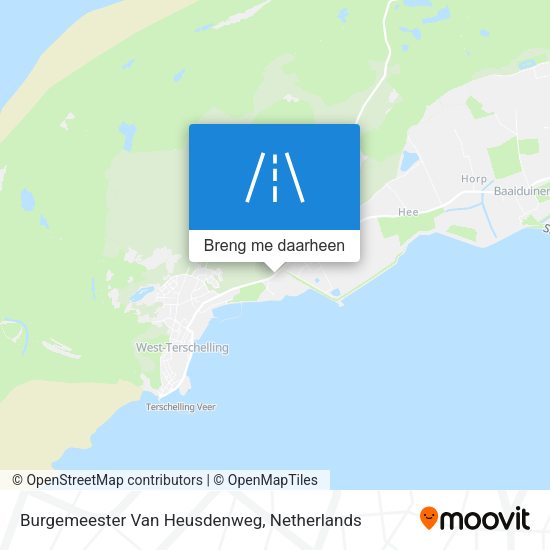 Burgemeester Van Heusdenweg kaart
