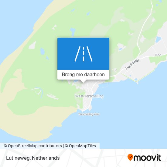 Lutineweg kaart