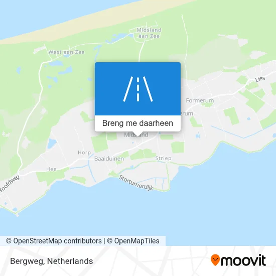 Bergweg kaart
