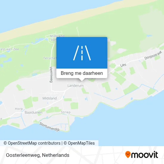 Oosterleenweg kaart