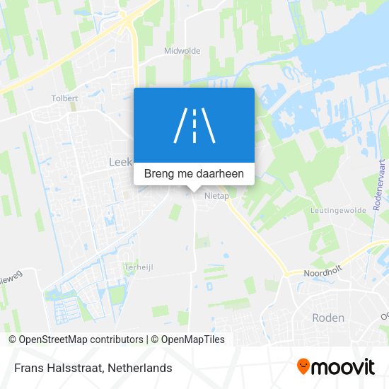 Frans Halsstraat kaart