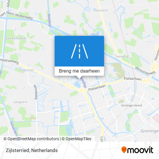 Zijlsterried kaart