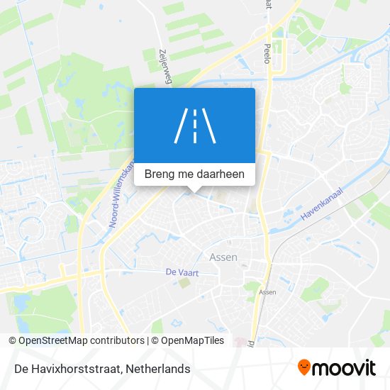 De Havixhorststraat kaart