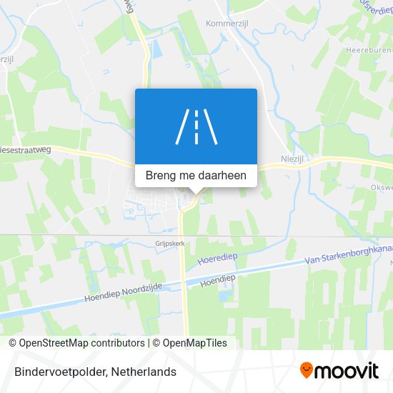 Bindervoetpolder kaart