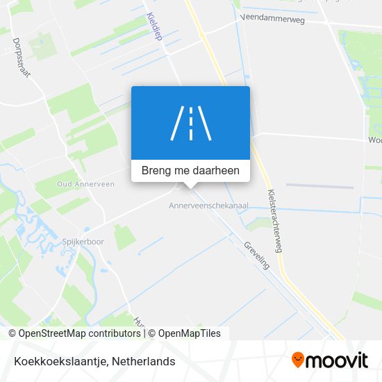 Koekkoekslaantje kaart