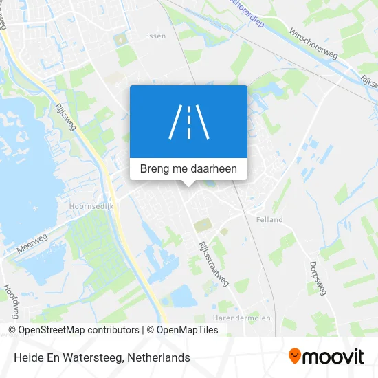 Heide En Watersteeg kaart