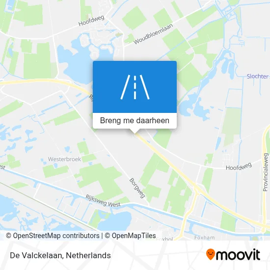 De Valckelaan kaart