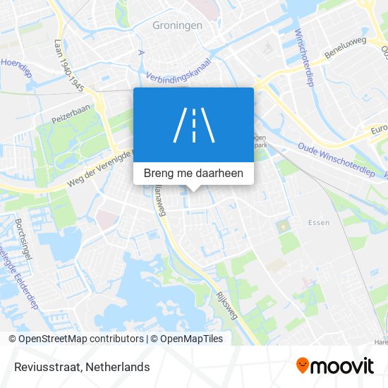 Reviusstraat kaart