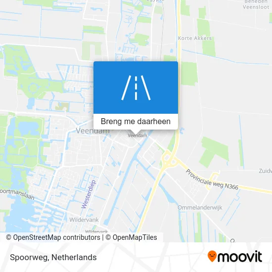 Spoorweg kaart