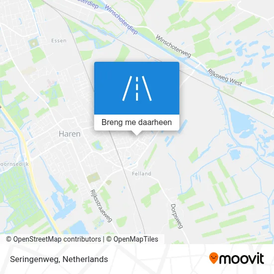 Seringenweg kaart