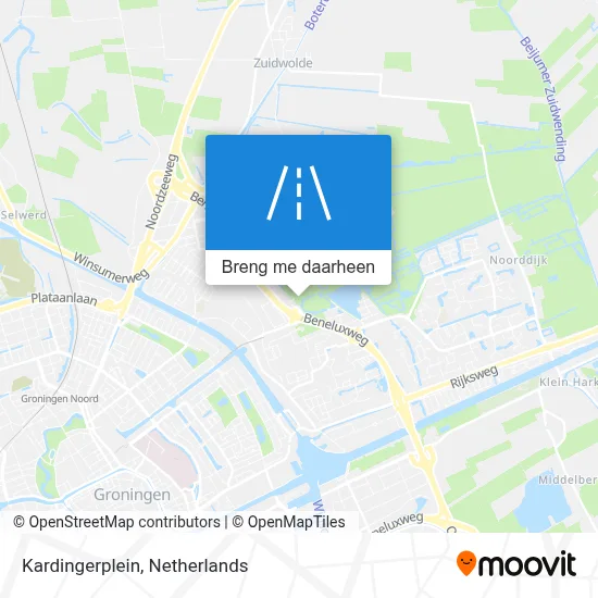 Kardingerplein kaart