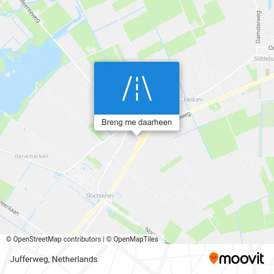 Jufferweg kaart