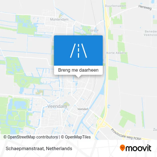 Schaepmanstraat kaart