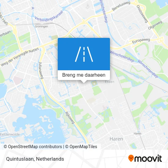 Quintuslaan kaart
