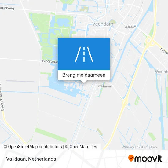 Valklaan kaart