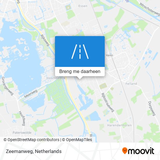 Zeemanweg kaart