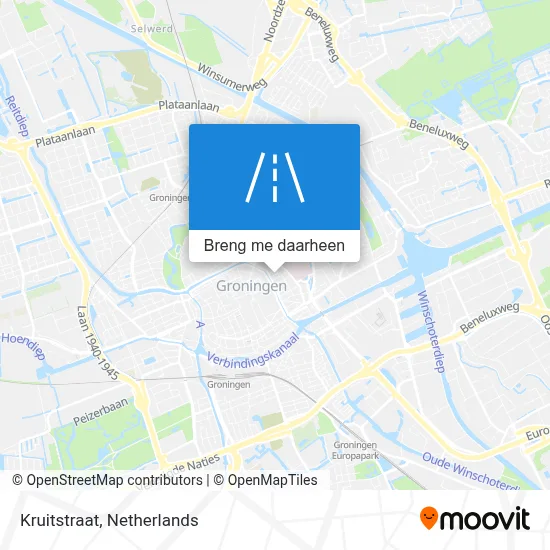 Kruitstraat kaart