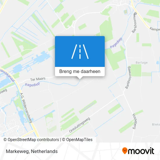 Markeweg kaart