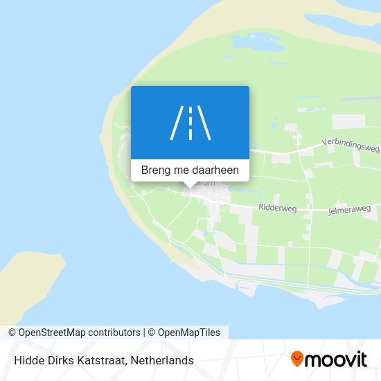 Hidde Dirks Katstraat kaart