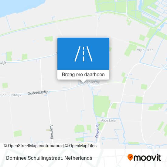 Dominee Schuilingstraat kaart