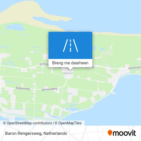 Baron Rengersweg kaart
