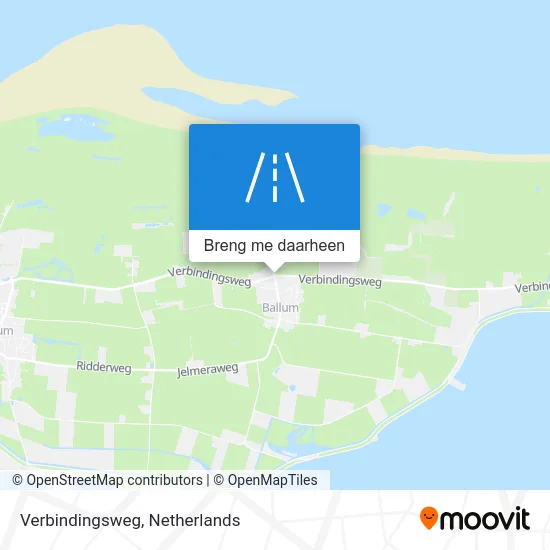 Verbindingsweg kaart