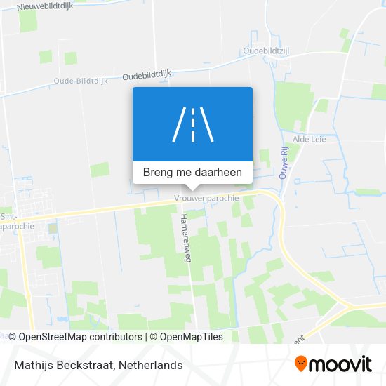 Mathijs Beckstraat kaart