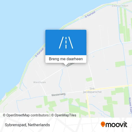 Sybrenspad kaart
