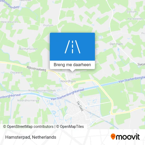 Hamsterpad kaart