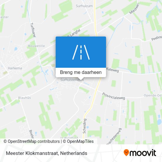 Meester Klokmanstraat kaart