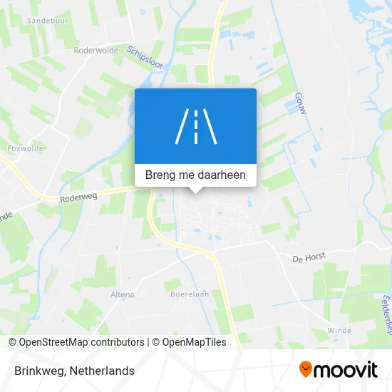 Brinkweg kaart