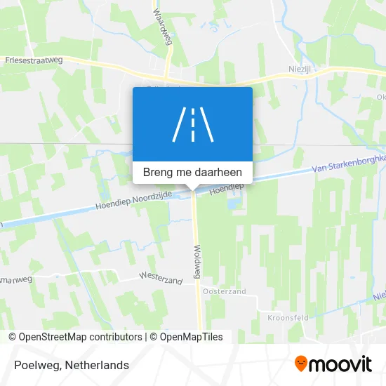 Poelweg kaart