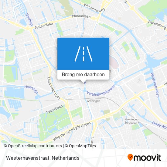 Westerhavenstraat kaart