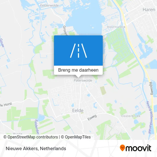 Nieuwe Akkers kaart