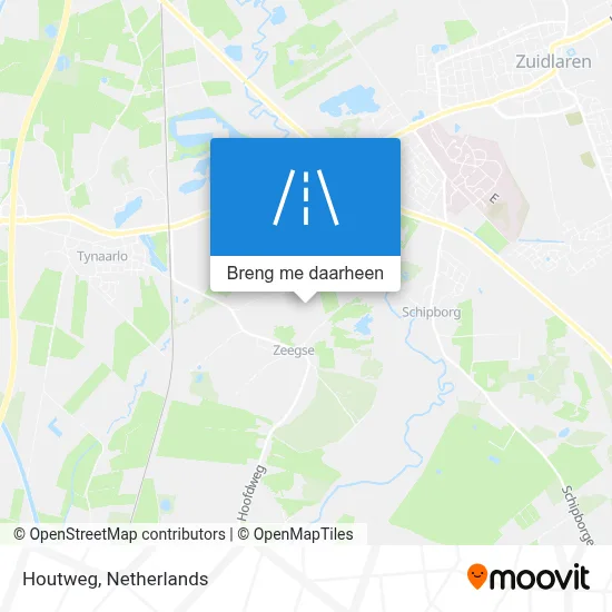 Houtweg kaart