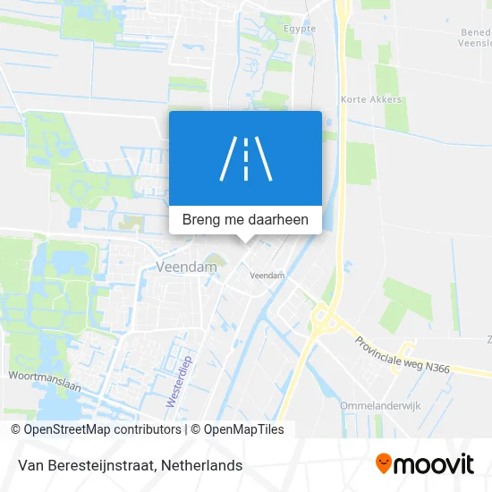 Van Beresteijnstraat kaart
