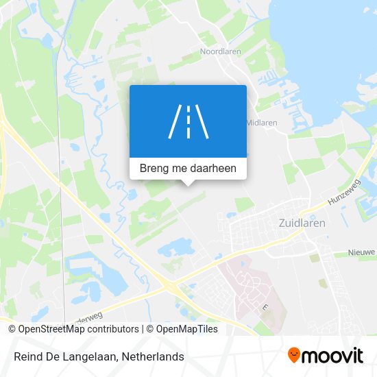 Reind De Langelaan kaart