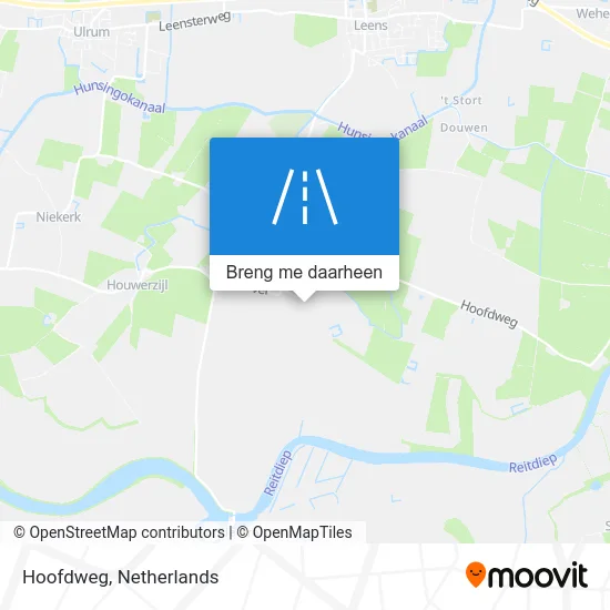 Hoofdweg kaart