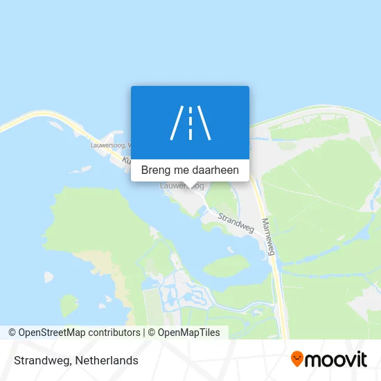 Strandweg kaart
